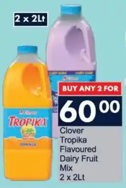 President Hyper Clover Tropika Flavoured Dairy Fruit Mix offer
