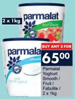 President Hyper Parmalat Yoghurt Smooth/ Fruit/ Fabulite offer