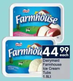 President Hyper Dairymaid Farmhouse Ice Cream Tubs offer