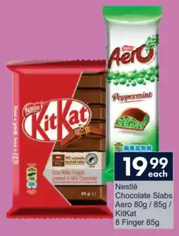 President Hyper Nestlé Chocolate Slabs Aero/ KitKat 8 Finger offer