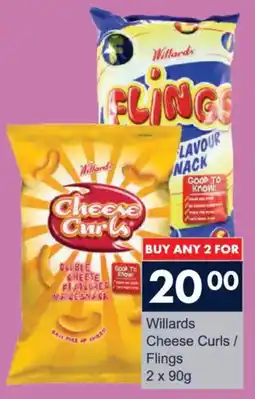 President Hyper Willards Cheese Curls/ Flings offer