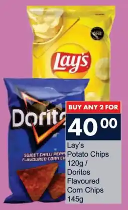 President Hyper Lay's Potato Chips/ Doritos Flavoured Corn Chips offer