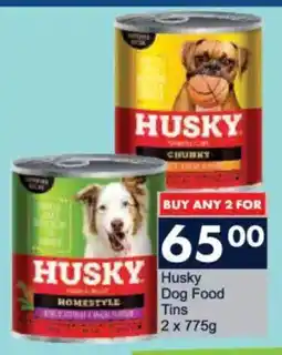 President Hyper Husky Dog Food Tins offer