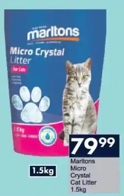 President Hyper Marltons Micro Crystal Cat Litter offer