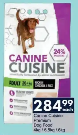 President Hyper Canine Cuisine Premium Dog Food offer