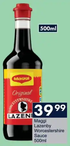 President Hyper Maggi Lazenby Worcestershire Sauce offer