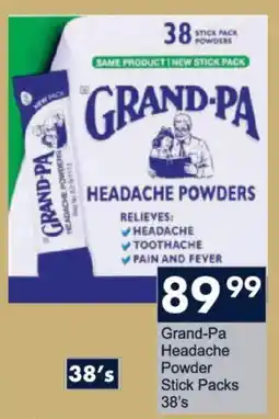 President Hyper Grand-Pa Headache Powder Stick Packs offer