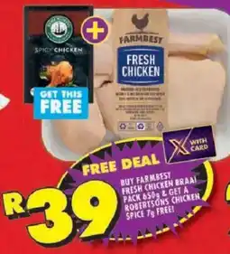 Shoprite Farmbest fresh chicken braai pack offer