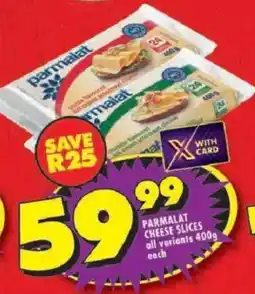 Shoprite Parmalat cheese slices offer