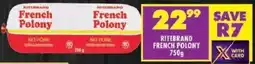 Shoprite Ritebrand French Polony offer