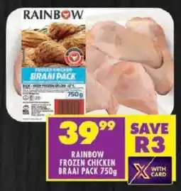 Shoprite Rainbow frozen chicken braai pack offer