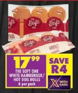 Shoprite The soft one white hamburger/ hot dog rolls offer