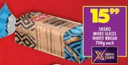 Shoprite Sasko more slices white bread offer