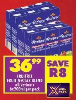 Shoprite Fruitree fruit nectar blend offer