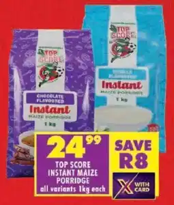 Shoprite Top score instant maize porridge offer