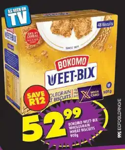 Shoprite Bokomo weet-bix wholegrain wheat biscuits offer