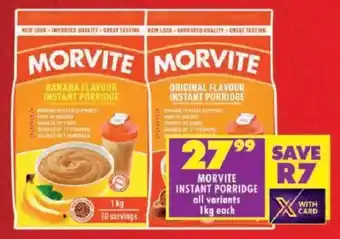 Shoprite Morvite instant porridge offer