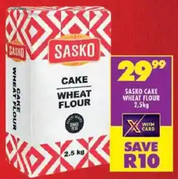 Shoprite Sasko cake wheat flour offer