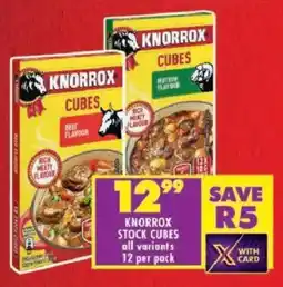 Shoprite Knorrox stock cubes offer