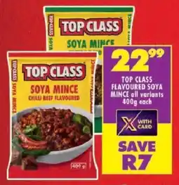 Shoprite Top class flavoured soya mince offer