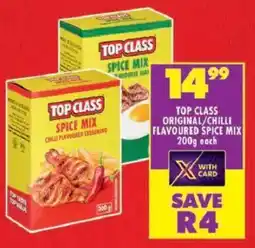 Shoprite Top class original/ chilli flavoured spice mix offer