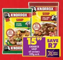 Shoprite Knorrox soup offer