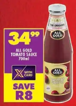 Shoprite All gold tomato sauce offer