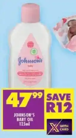 Shoprite Johnson's baby oil offer