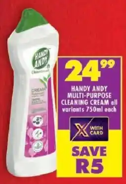 Shoprite Handy andy multi-purpose cleaning cream offer