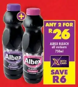 Shoprite Albex bleach offer