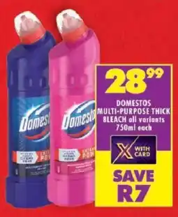 Shoprite Domestos multi-purpose thick bleach offer