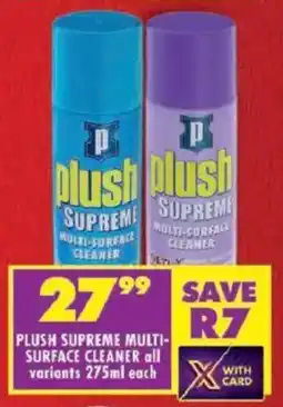 Shoprite Plush supreme multi-surface cleaner offer