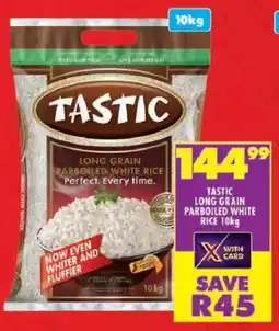 Shoprite Tastic long grain parboiled white rice offer