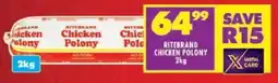 Shoprite Ritebrand Chicken Polony offer