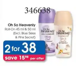 Clicks Oh So Heavenly Roll-On offer