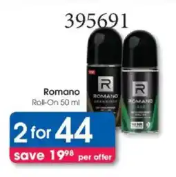 Clicks Romano Roll-On offer