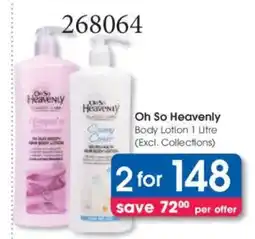 Clicks Oh So Heavenly Body Lotion offer