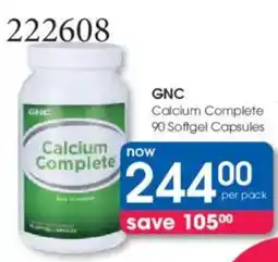 Clicks GNC Calcium Complete Softgel Capsules offer