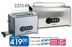 Clicks Kambrook Stainless Steel Toaster offer