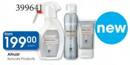 Clicks Altruist Suncare Products offer