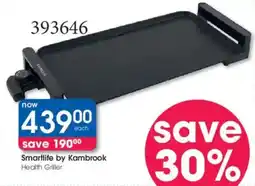 Clicks Smartlife by Kambrook Health Griller offer