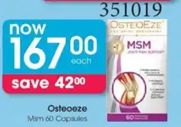 Clicks Osteoeze Msm Capsules offer