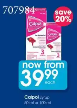 Clicks Calpol Syrup offer