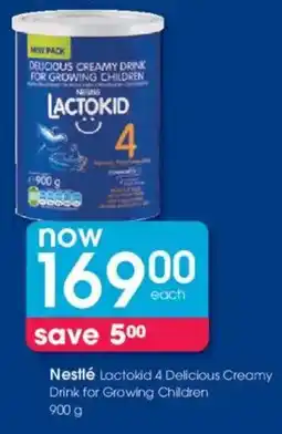 Clicks Nestlé Lactokid 4 Delicious Creamy Drink for Growing Children offer