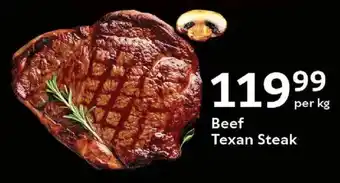 Oxford Freshmarket Beef Texan Steak offer