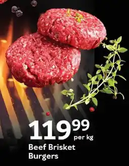 Oxford Freshmarket Beef Brisket Burgers offer