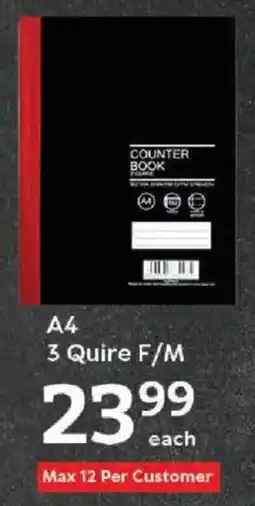 Oxford Freshmarket A4 3 Quire F/M offer