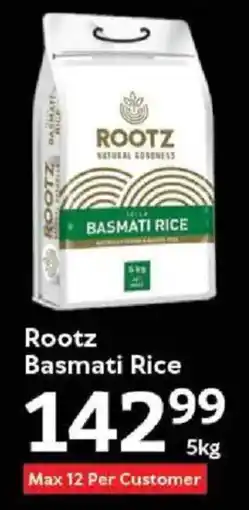 Oxford Freshmarket Rootz Basmati Rice offer