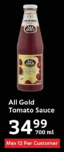 Oxford Freshmarket All Gold Tomato Sauce offer