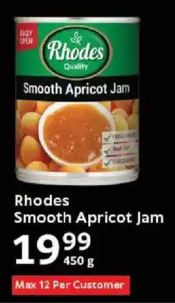 Oxford Freshmarket Rhodes Smooth Apricot Jam offer